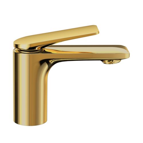 Jaquar Laguna Single Lever Basin Mixer - Gold Bright PVD Mirror Finish Designer Faucet (LAG-GBP-91011B)