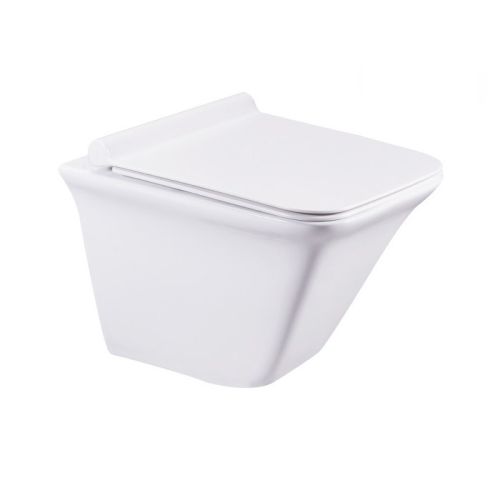 Cera Cosmic Wall Hung Ewc with Duraplast Slim Seat Cover Snowwhite