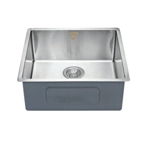 Franke Box BXX 210/110-46 SS 304 Kitchen Sink (20x18 Inch) - Satin Finish - Undermount/Flushmount/Slimtop