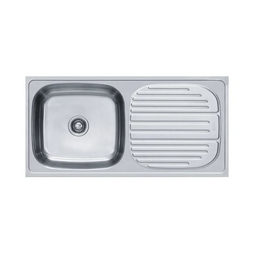 Franke 611 X Grand 44 x 20 Inch SS 304 Kitchen Sink with Drainboard