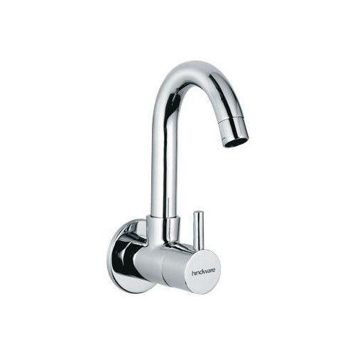 Hindware Flora Sink Cock With Extended Swivel Spout (Wall Mounted) 