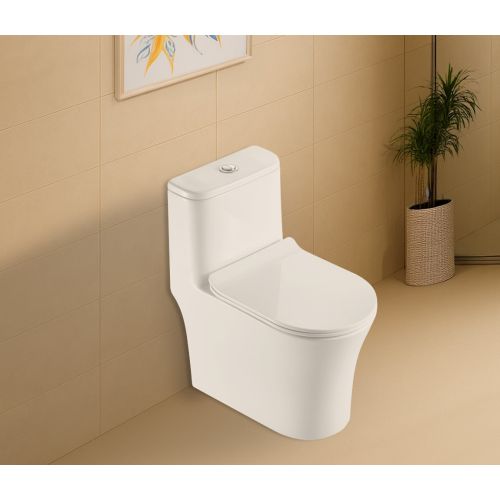 Hindware Aster R One Piece Western Toilet with S-Trap (220 mm) Starwhite