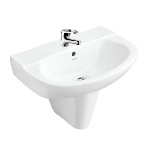 Hindware Mario  Pedestal Basin Starwhite (10087 + 11027)