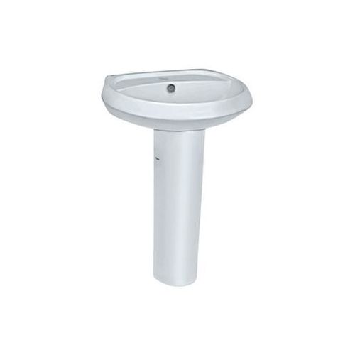 Jaquar Solo Wall Hung Basin With Full Pedestal (SLS-WHT-6801 + SLS-WHT-6301)