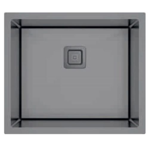 Carysil Micro Radius R10 Single Bowl PVD Gun Metal Kitchen Sink 31"x17"x8"- Matt Finish