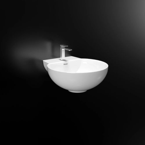 Ruhe Hydra Wall-hung Wash Basin White
