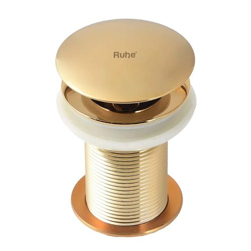 Ruhe Pop-up Waste Coupling Yellow Gold 5 Inches