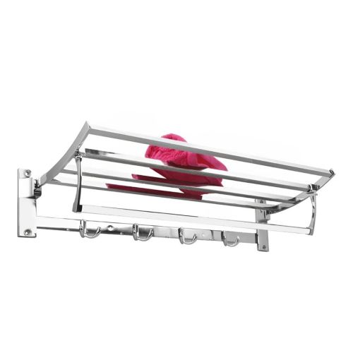 Ruhe Square Foldable Towel Rack (24 Inches) Premium Stainless Steel 12-1301-03