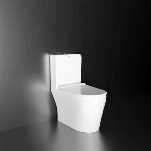 Ruhe Vox One-Piece Western Commode White