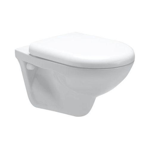 Cera Cordo Wall Hung Ewc with Soft Close Seat Cover Snowwhite