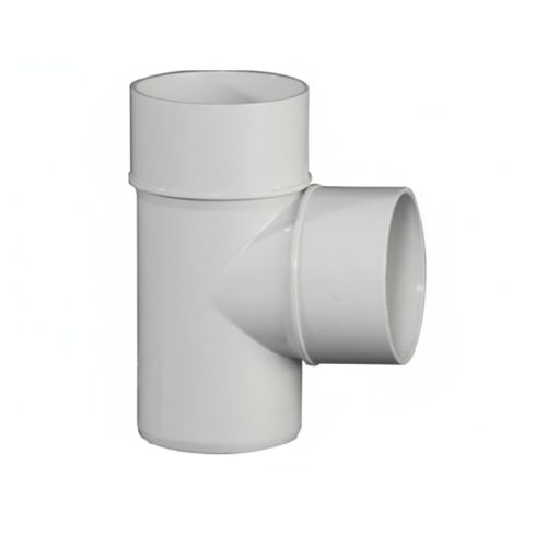 Supreme PVC Reducing Tee - 160mm x 110mm (6" x 4" Inch) - Grey Solvent Weld Pressure Fitting
