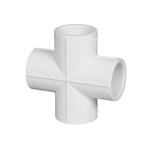 Supreme uPVC Cross Tee 1 1/4 Inch Aqua Gold