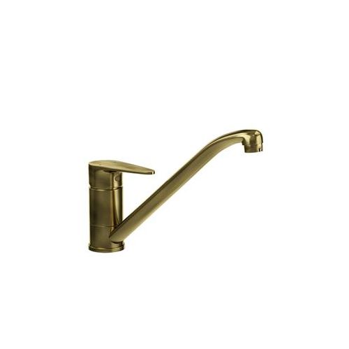 Jaquar Vignette Prime Single Lever Sink Mixer With Swinging Spout (Table Mounted) With 450Mm Long Braided Hoses Antique Bronze