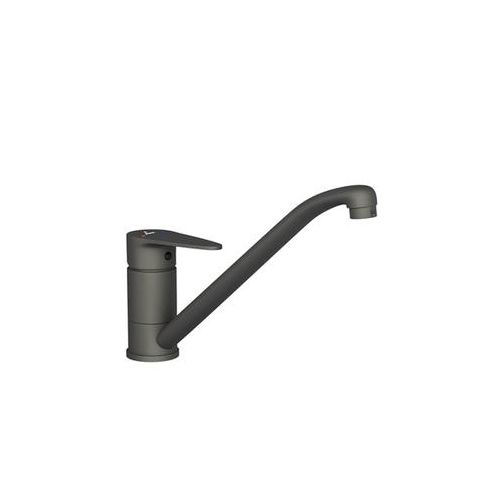 Jaquar Vignette Prime Single Lever Sink Mixer With Swinging Spout (Table Mounted) With 450Mm Long Braided Hoses Graphite