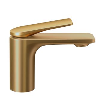 Jaquar Laguna Single Lever Basin Mixer - Gold Matt PVD Brushed Finish (LAG-GMP-91011B)