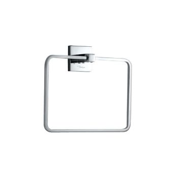 Jaquar Kubix Prime Towel Ring Square - Chrome