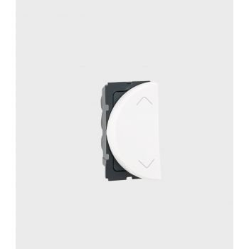 Legrand Arteor 6A Round 2 Way Left Switch 1M White