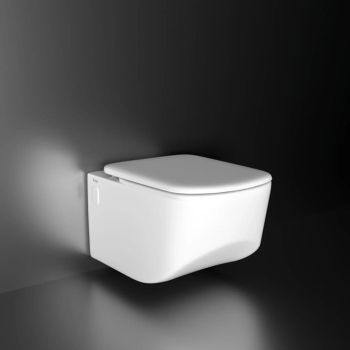 Ruhe Risa Rimless Wall-Hung Western Commode