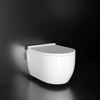 Ruhe Summer Rimless Wall-Hung Western Commode