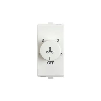 Anchor Penta Modular 1M 100W Tiny Fan Regulator White
