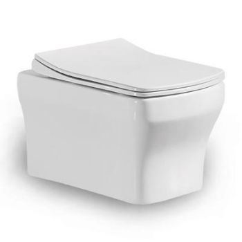 Hindware BERLIN Rimless Wall Mount Toilet Starwhite 92560