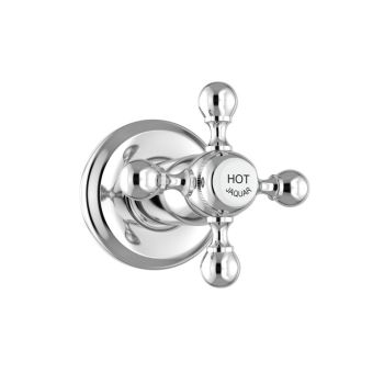 Jaquar Queen’s Exposed Trim Kit for Concealed Water Control & Flush Valve - Polished Chrome - QQT-CHR-7083K