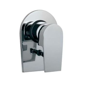 Jaquar Aria Single Lever 3-Inlet Divertor Exposed Parts Kit Consisting Of Operating Lever, Wall Flange & Button Only