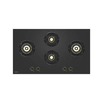 Hafele Augusta 490 90cm Built In Hob with 4 Full Brass Burners, Electric Auto Ignition & Flame Failure Safety 