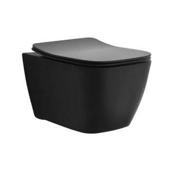 Cera Carlton Wall Hung EWC - Black