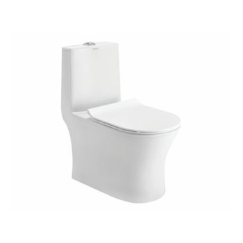 Cera Carlite Rimless One-Piece EWC (S-Trap 300mm) - Snow White