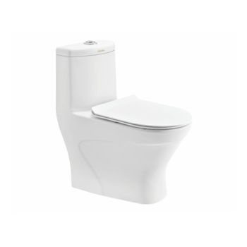 Cera Celebrate Rimless One-Piece EWC (P-Trap) - Snow White