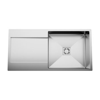 Cera Nova Handmade Single Bowl Sink With Drain Board