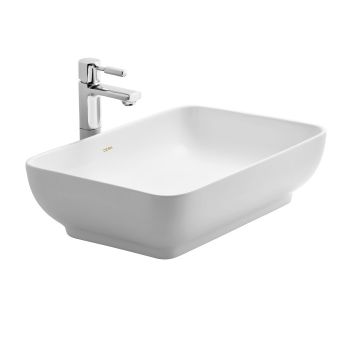 Cera Campa Large Table Top Wash Basin 550 x 400 x 160 mm Snow-White