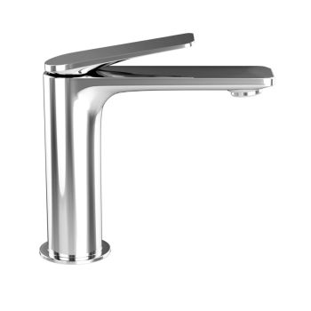Jaquar Laguna Extended Spout Basin Mixer - Chrome Single Lever Tap with Wall Flange, Perfect for Large Wash Basins (LAG-CHR-91023BWF)