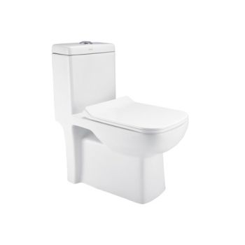 Cera Claris One-Piece EWC (S-Trap 225 mm) - Snow White