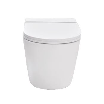 Cera Crios Round Tankless Wall Mounted Closet White