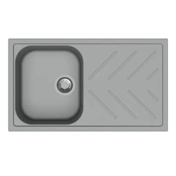 Carysil Beethoven Quartz Single Large Bowl Sink with Drainer