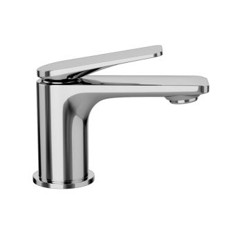 Jaquar Laguna Single Lever Basin Mixer with Wall/Base Flange - Chrome Finish (LAG-CHR-91011BWF)