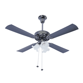 Crompton Uranus Ceiling Fan Black Chrome