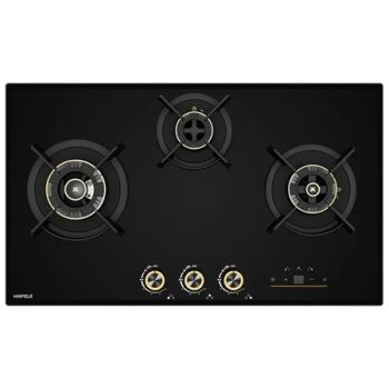 Hafele Cronus Digi-Step 75 cm 3 Burner Gas Hob with Graduated Flame Technology & FFSD