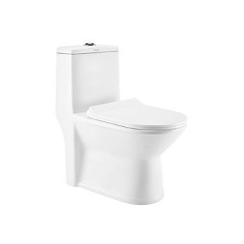 Cera Cyra 2D Rimless One-Piece EWC (S-Trap 220 mm) - Snow White