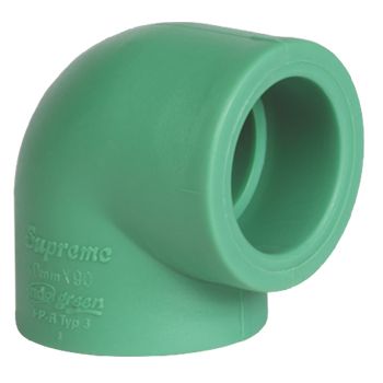 Supreme PPR Green Elbow 90 mm