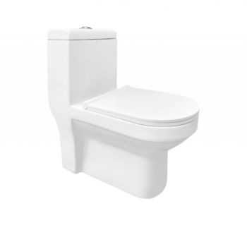 Hindware Evita One Piece Closet 720 x 370 x 750 mm S-220 Star White