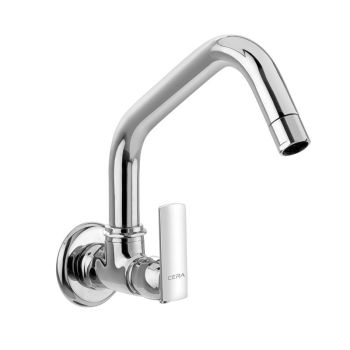 Cera Titanium Sink Cock Wall Mounted F1003261
