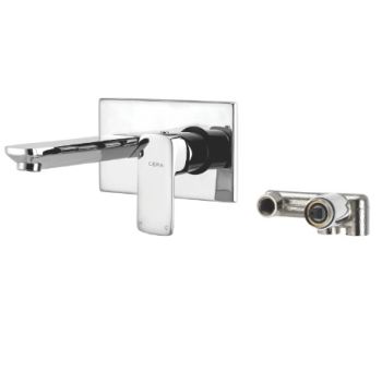 Cera Ruby Wall Mounted Single Lever Basin Mixer Set F1005473/F4065101