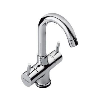 Hindware Flora Centre Hole Basin Mixer W/O Popup Waste System Chrome F280009DCP