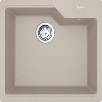 Franke UBG 610-56 Quartz Single Bowl Kitchen Sink with Tap Hole Oatmeal 560x500mm