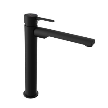 Jaquar Florentine Prime Single Lever Tall Boy with 190mm Extension Body Fixed Spout without Popup Waste System Balck Matt