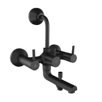 Jaquar Florentine Prime Wall Mixer 3-in-1 System with Provision for both Hand Shower and Overhead Shower Black Matt