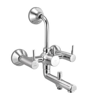 Jaquar Florentine Prime Wall Mixer 3-in-1 System with Provision for both Hand Shower and Overhead Shower Chrome